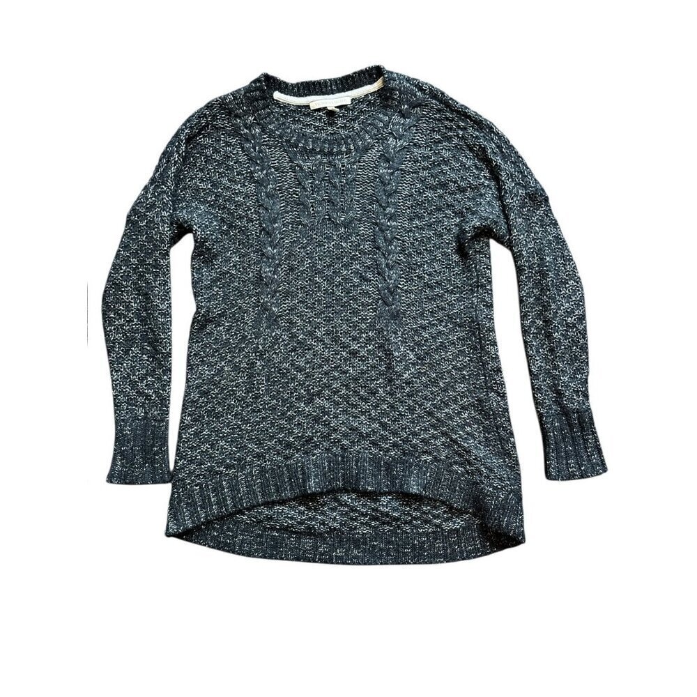 Victoria Secret Women's Black Speckled White Knitted Sweater - Picture 4 of 9